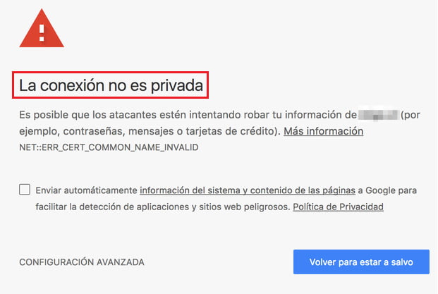 La-conexion-no-es-privada